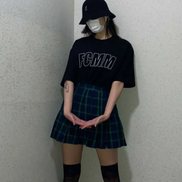 (現貨) FCMM LINER LOGO TSHIRT (BLACK)