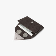 TRIANGLE TRIPLE WALLET (LEOPARD BROWN)