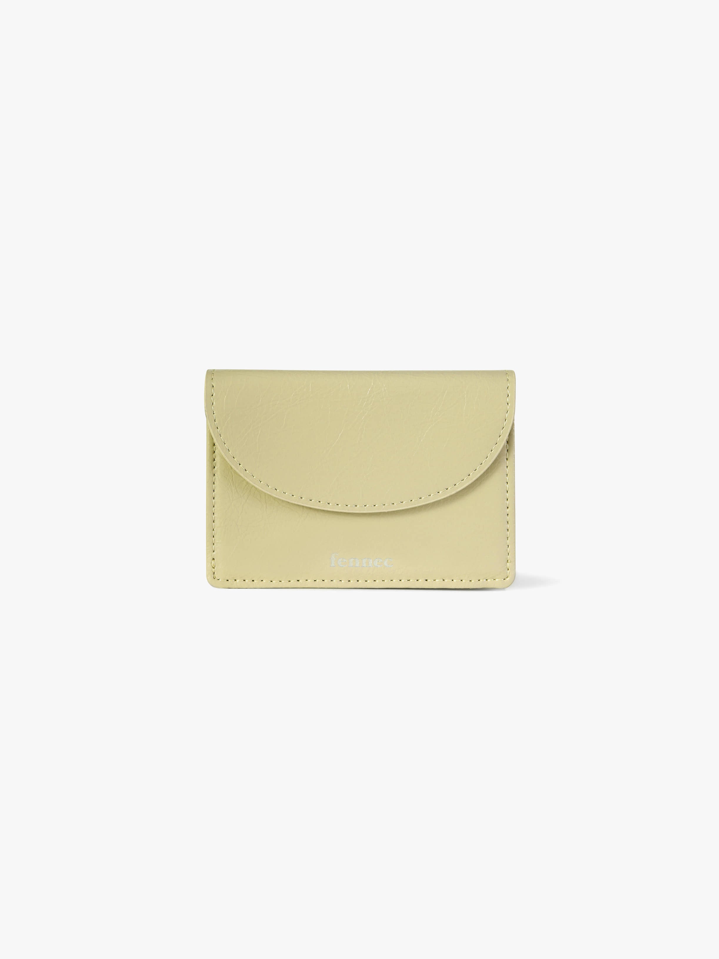 CRINKLE HALFMOON MINI WALLET (SOFT OLIVE)