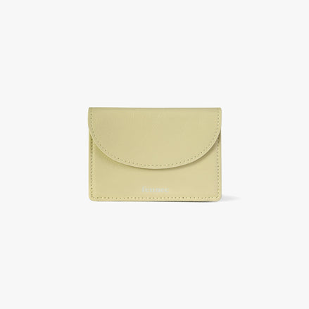 CRINKLE HALFMOON MINI WALLET (SOFT OLIVE)