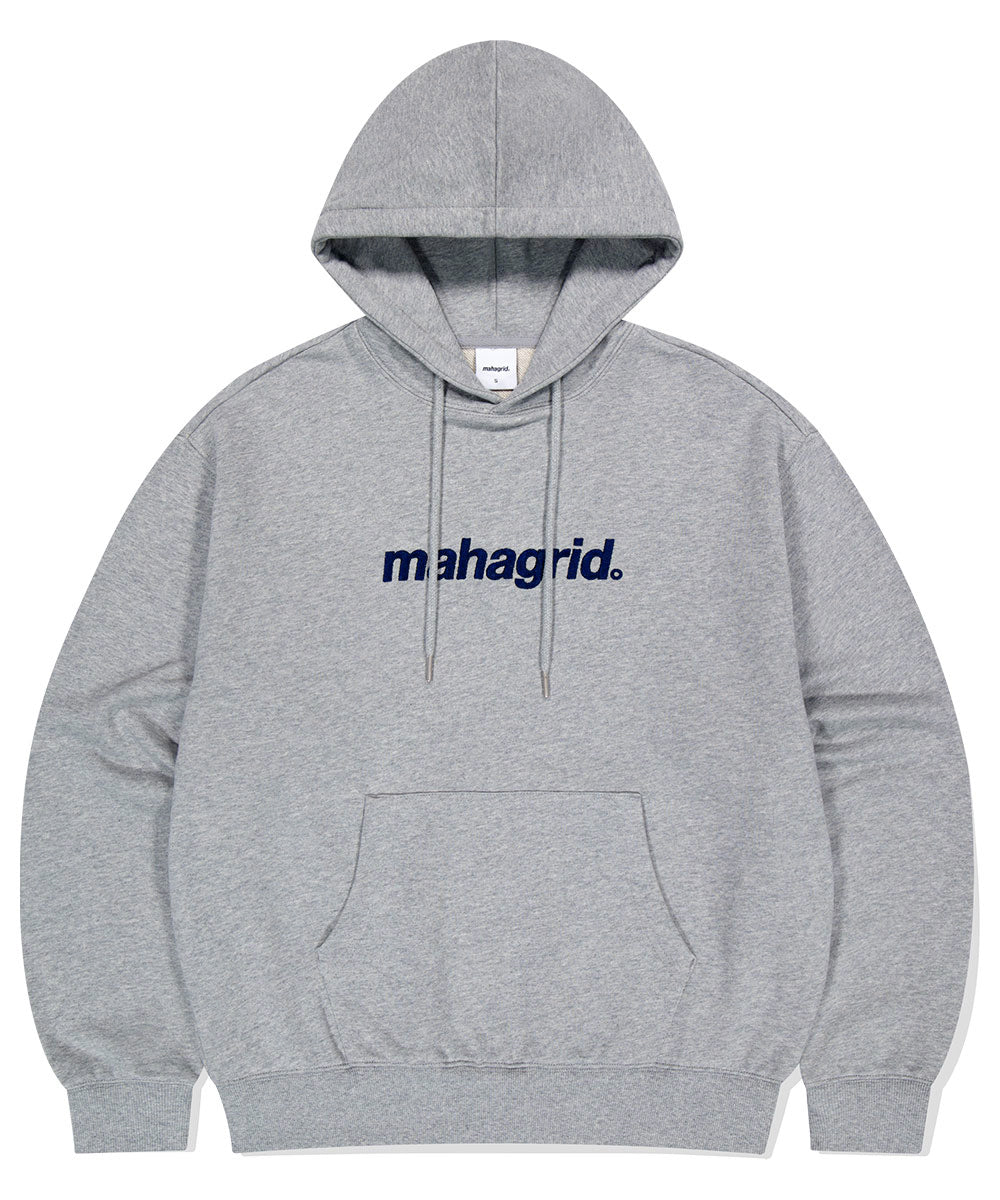 mahagrid - BASIC LOGO HOODIE (GREY)