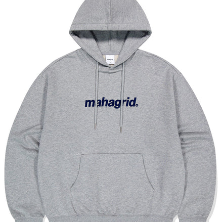 mahagrid - BASIC LOGO HOODIE (GREY)