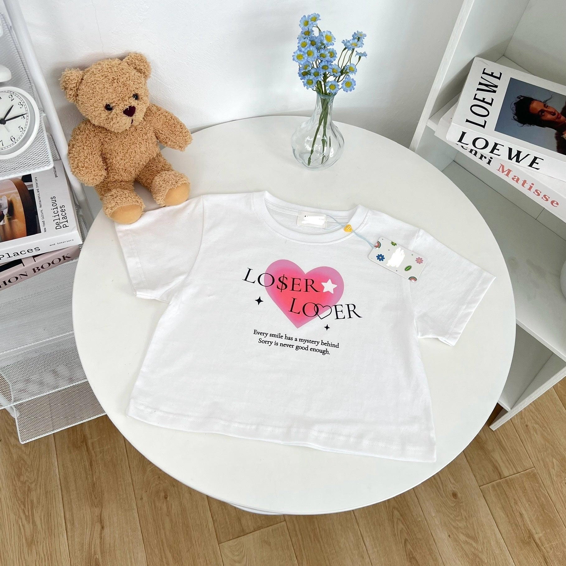 [現貨] TH LOSER LOVER CROP TEE (WHITE)