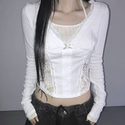 KR ROSE LACE TOP (4 COLORS)
