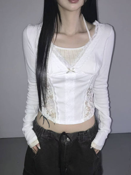KR ROSE LACE TOP (4 COLORS)