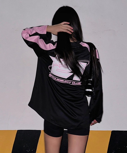 (現貨) FALLETT - FOOTBALL JERSEY LONG SLEEVE (BLACK)