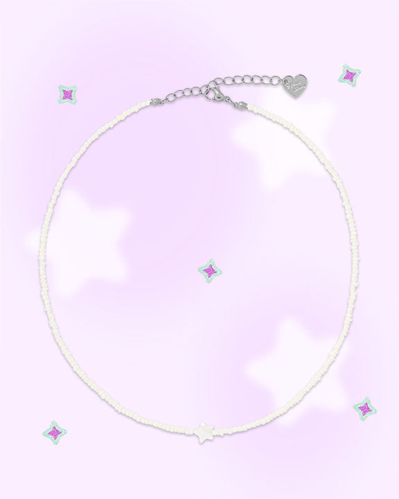 Almost Blue - STAR PEARL NECKLACE