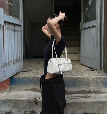 READY DUFFLE BAG (CREAM)