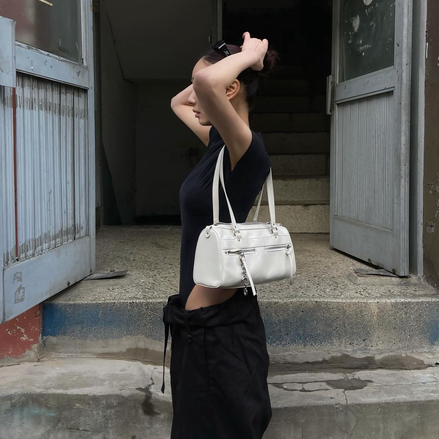 READY DUFFLE BAG (CREAM)