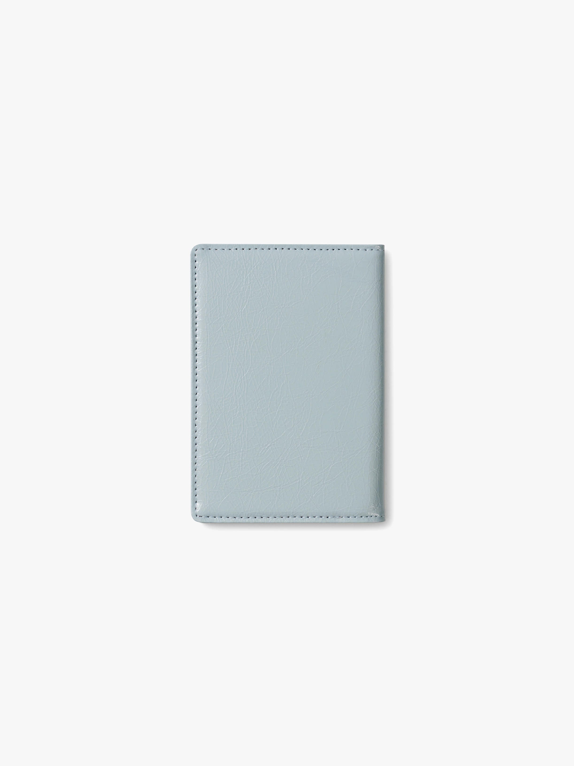 CRINKLE PASSPORT CASE (HAZE BLUE)