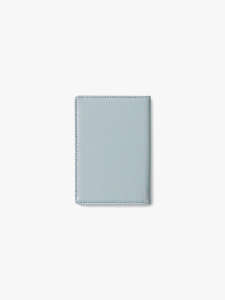 CRINKLE PASSPORT CASE (HAZE BLUE)