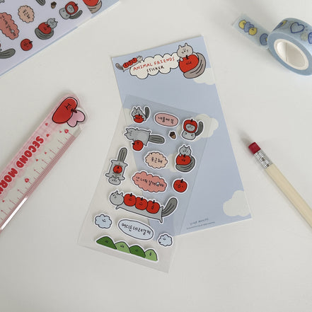 Second Morning - friends sticker | 蘋果