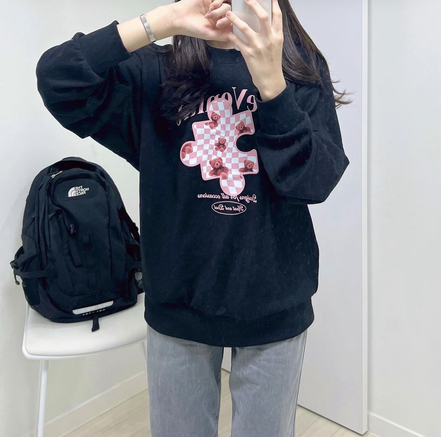 (現貨) venhit - puzzle sweatshirt (navy)