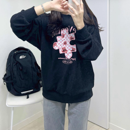 (現貨) venhit - puzzle sweatshirt (navy)