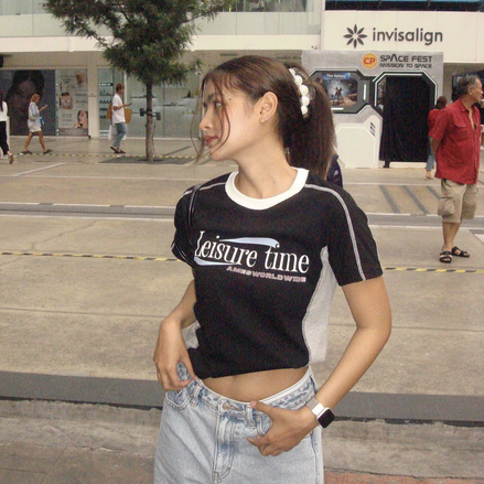 AMES LEISURE TIME TEE BLACK