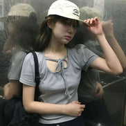KR DOT RIBBON TEE (3 COLORS)