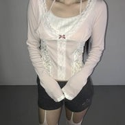 KR ROSE LACE TOP (4 COLORS)