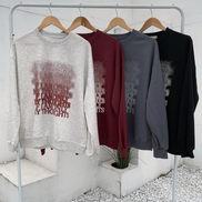 KR WORDS VANISHING SWEATSHIRT (4 COLORS)