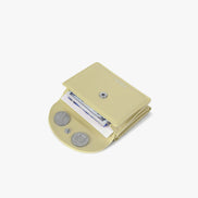 CRINKLE HALFMOON MINI WALLET (SOFT OLIVE)