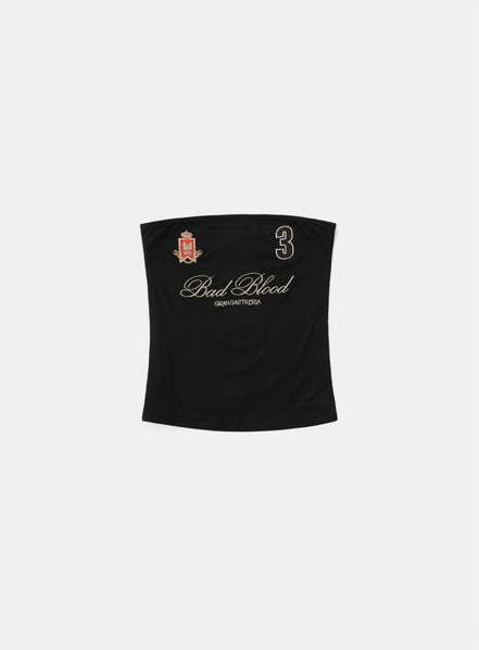 bad blood - Classic Logo Tube Top (Black)
