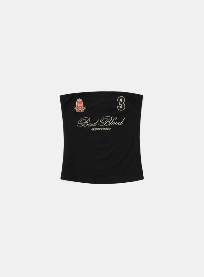 bad blood - Classic Logo Tube Top (Black)