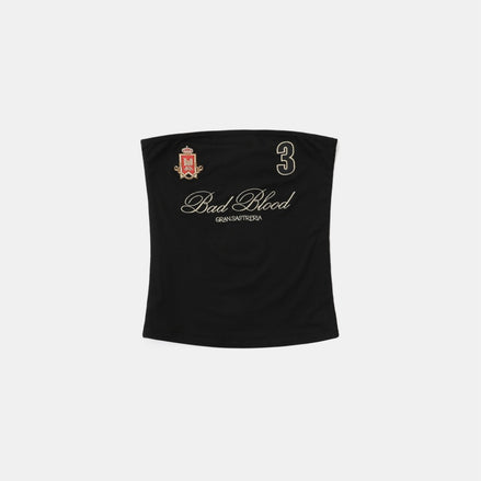 bad blood - Classic Logo Tube Top (Black)