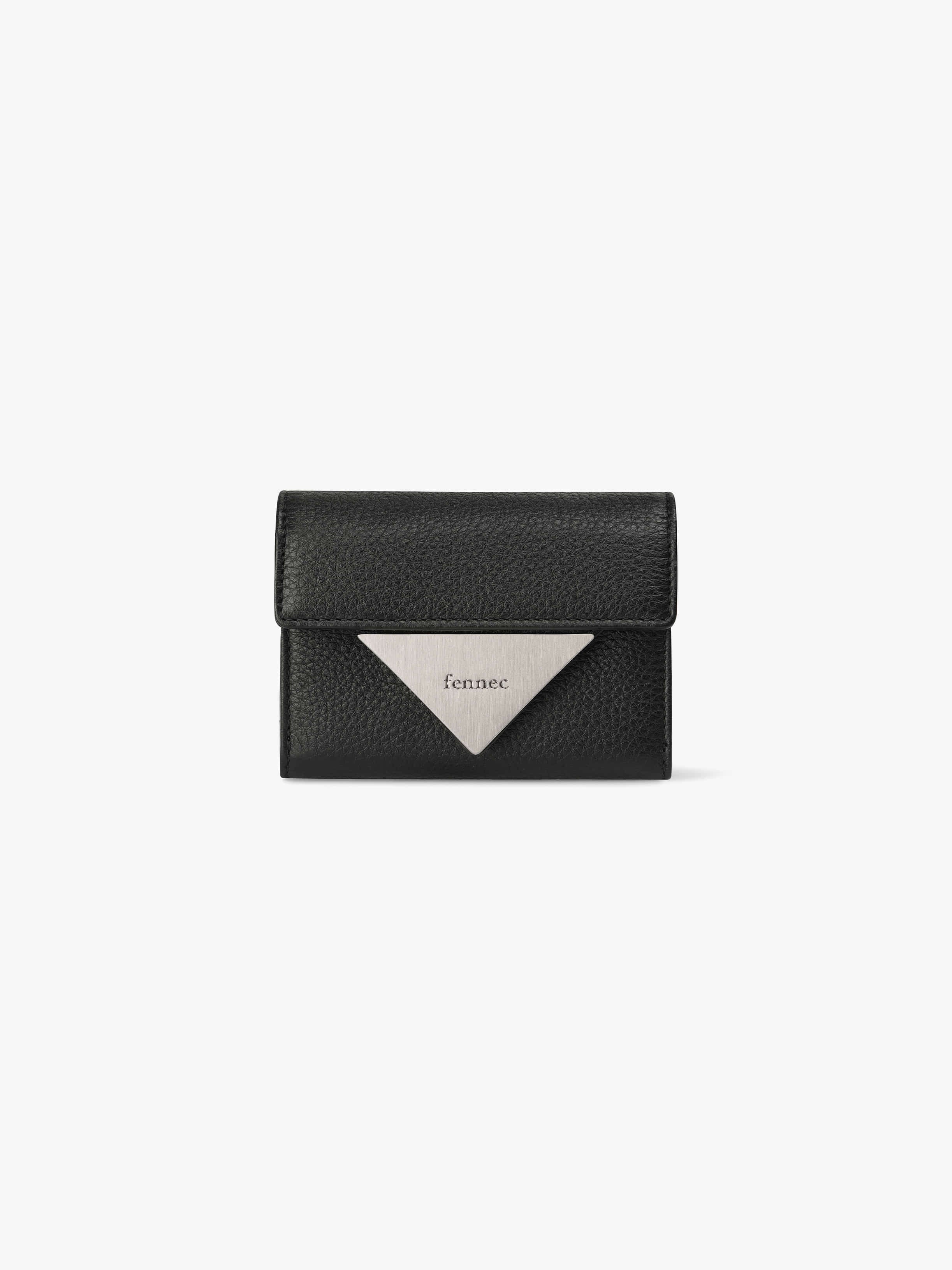 TRIANGLE DOCO WALLET (PEBBLE BLACK)