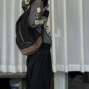 SCULPTOR - Oldschool Slouchy Backpack (Black)