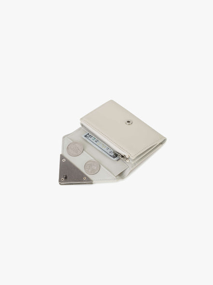 MATT TRIANGLE WALLET (CREAM)