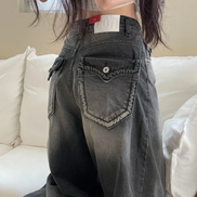[KARINA同款] KR KARINA DENIM PANTS (2 COLORS)