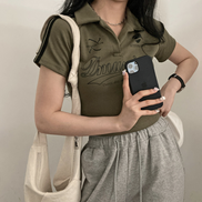 KR Y2K 彷球衣 CROP TEE 4 COLORS