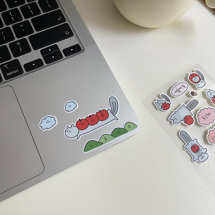 Second Morning - friends sticker | 蘋果