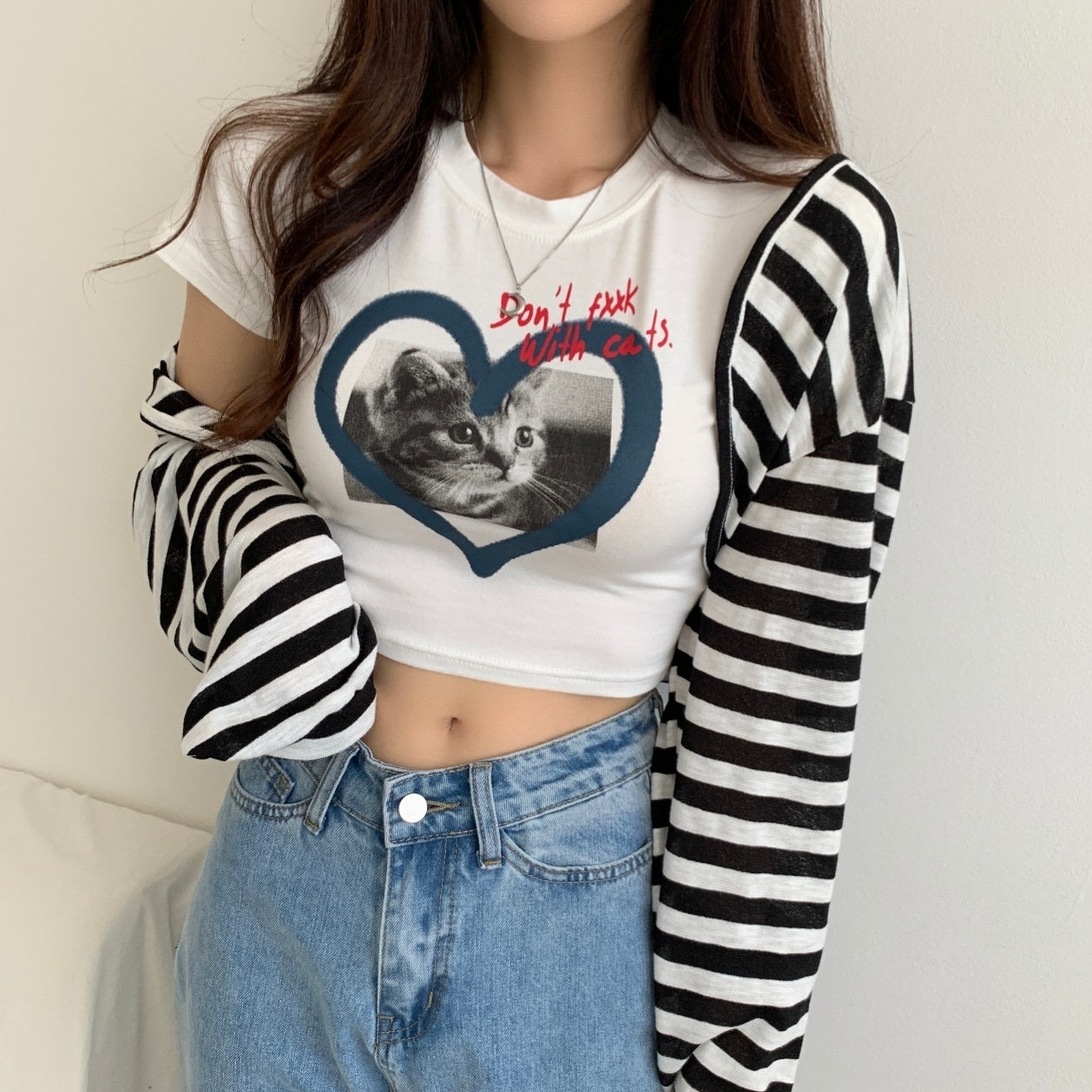 現貨 KR BABY CATS CROP TEE 3 COLORS