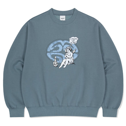 mahagrid - ANGEL ECLIPSE SWEATSHIRT (BLUE)