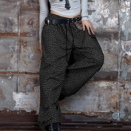 venhit - divine leopard sweatpants