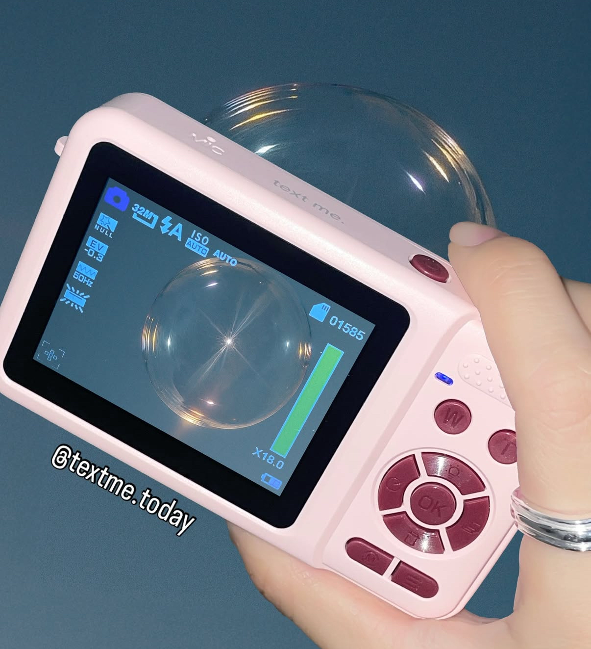 text me digital camera (pink)