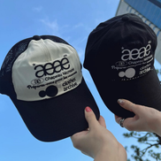 AEAE Web Logo 5pannel Cap [BLACK]