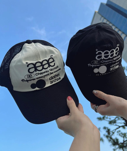 AEAE Web Logo 5pannel Cap [BLACK]