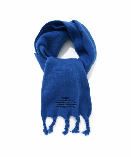 fallett - story logo long muffler (blue)