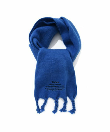 fallett - story logo long muffler (blue)