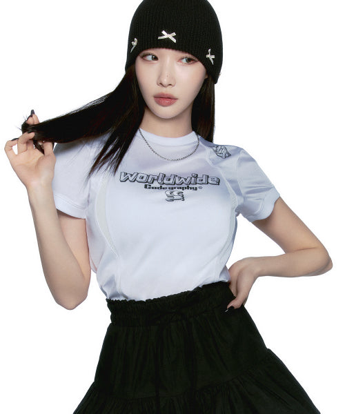 CODE GRAPHY - WORLDWIDE MESH TEE (3 COLORS)