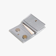 CRINKLE NAME POCKET (SILVER)