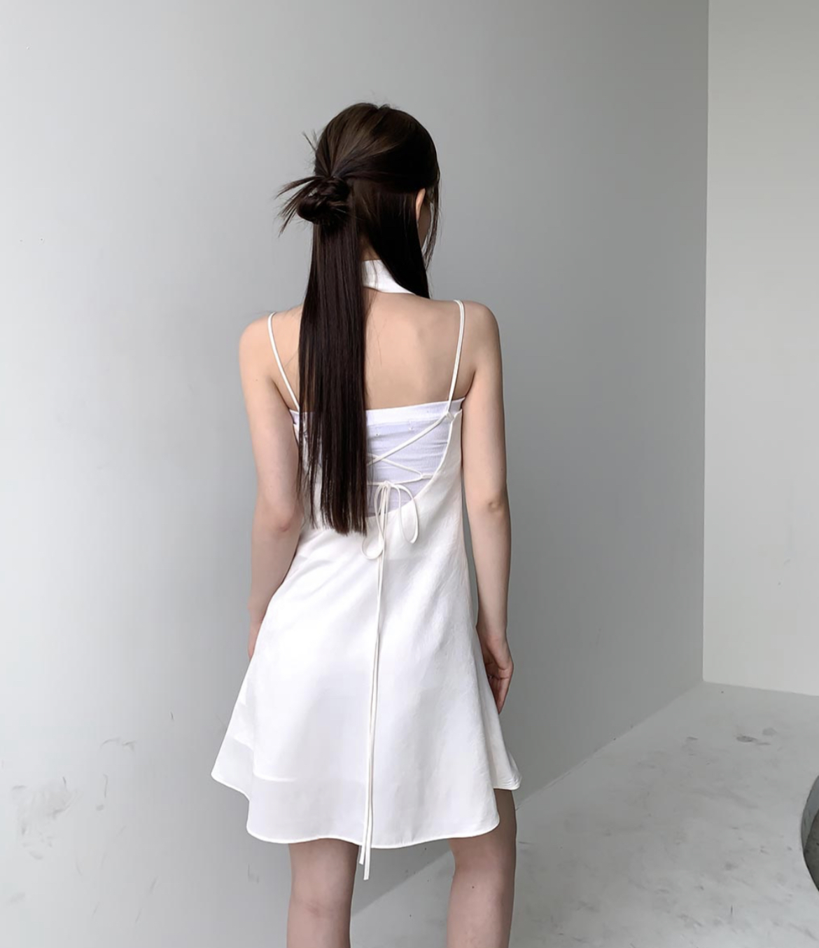 KR ROSE SCARF ONE PIECE 2 COLORS