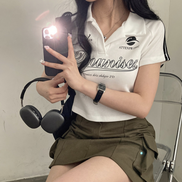 KR Y2K 彷球衣 CROP TEE 4 COLORS