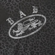 Bad Blood - crack print t-shirt (Black Leopard)