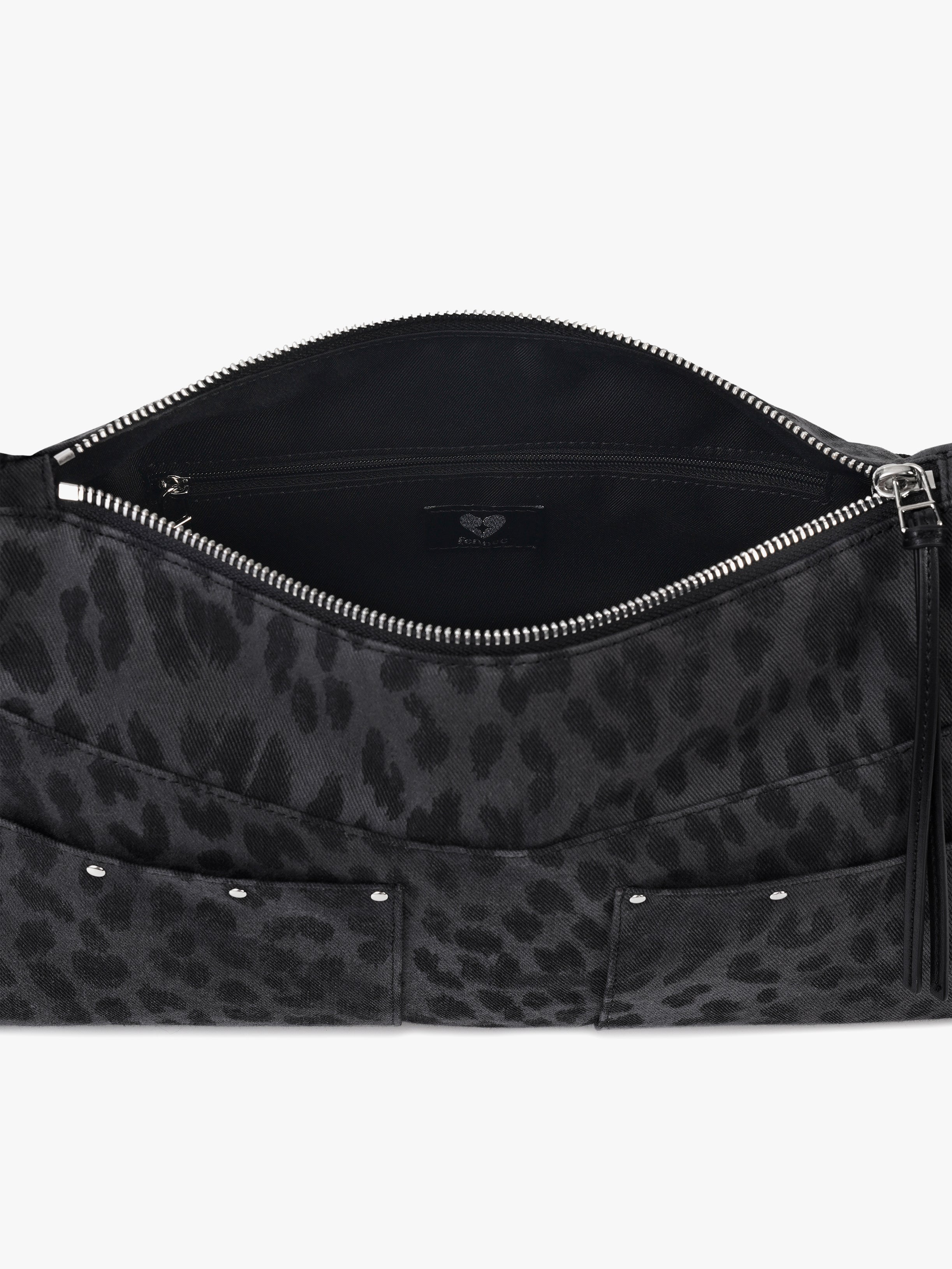 BASH BAG (LEOPARD BLACK)