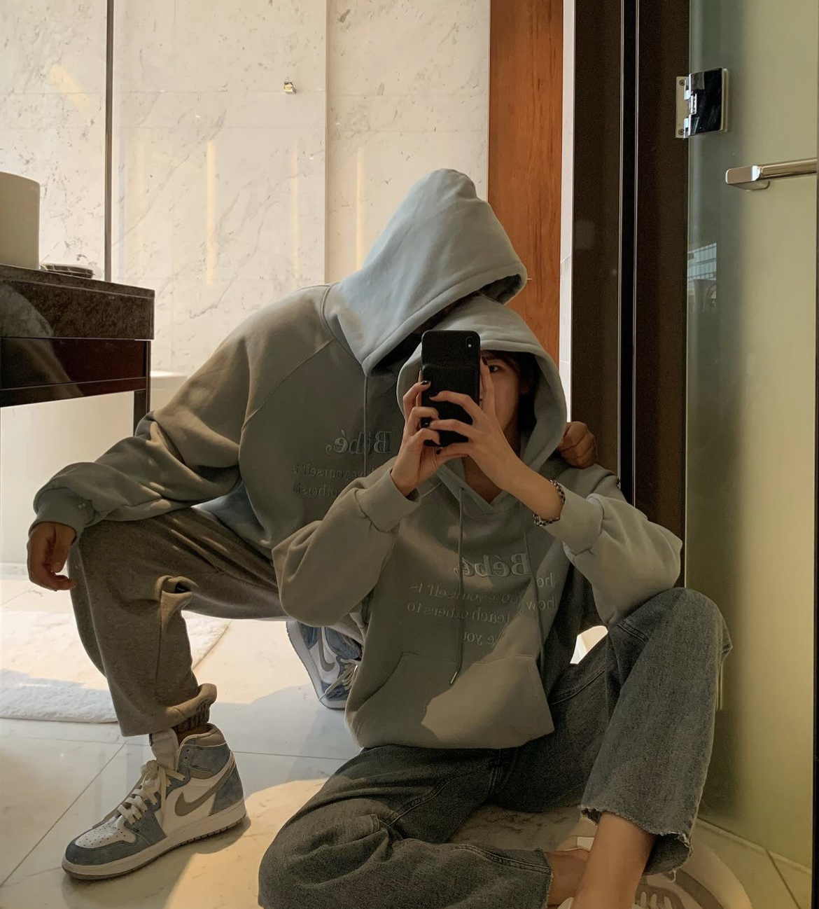 (現貨) NOIRNINE - Bébé Hoodie [BLUE]