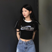 AMES LEISURE TIME TEE BLACK