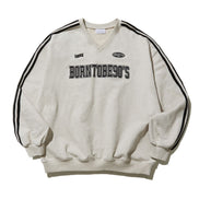 [YUJU同款] 1993studio - 90S track sweatshirts (oat beige)