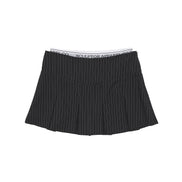 [NIGNING同款] Peekaboo Lowrise Skort Black Pin Stripe [NIGNING同款]